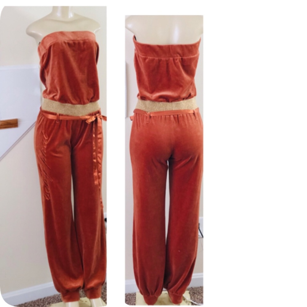 🚫SOLD 🚫BABY PHAT VELOUR JUMPSUIT SZM